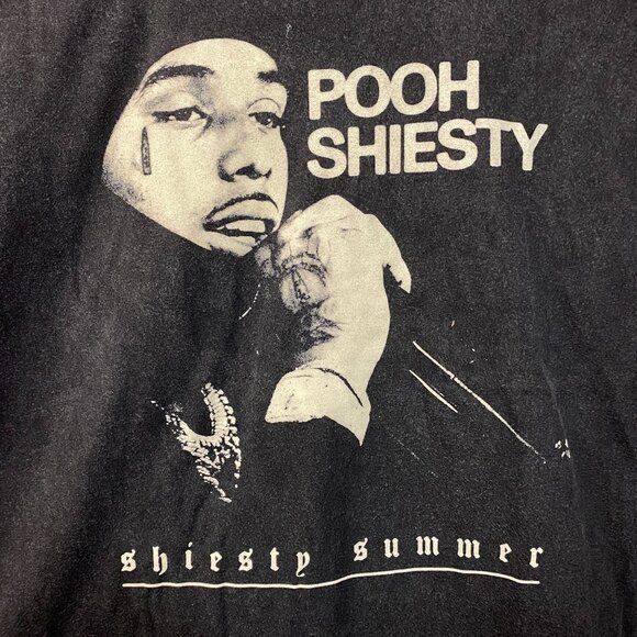 Pooh Shiesty Summer Washed T-Shirt 1X - Picture 2 of 4